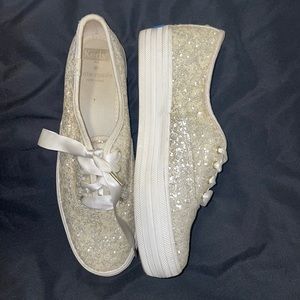 Keds Kate Spade The Platform Glitter Celebration Sneaker